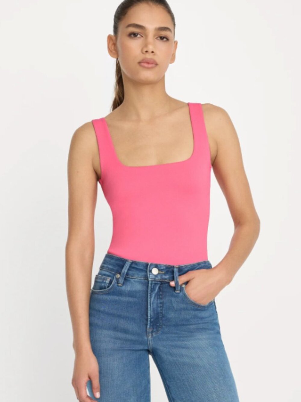 Good American Sculpting Modern Tank Bodysuit